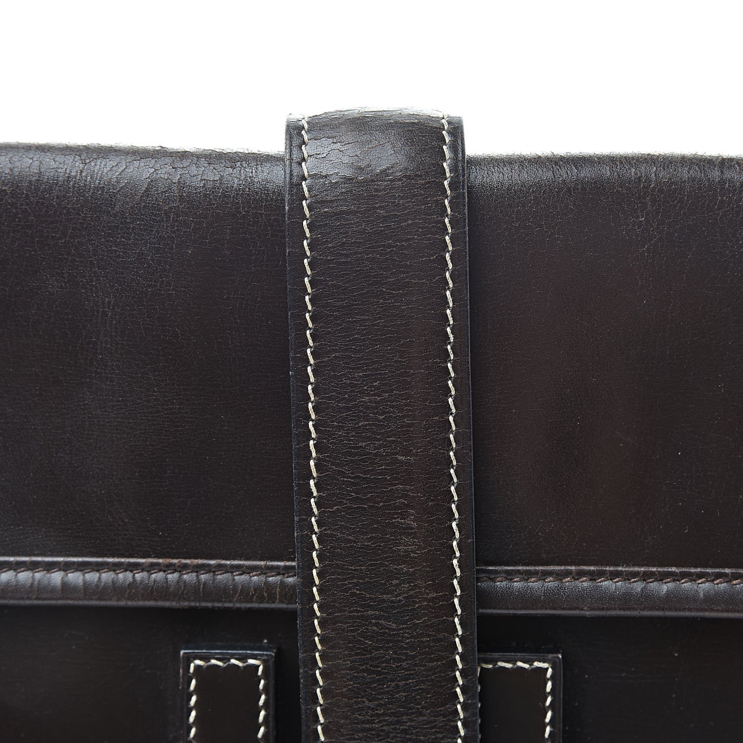 Hermes Box Calf Jige PM Clutch Chocolate 16 of 16