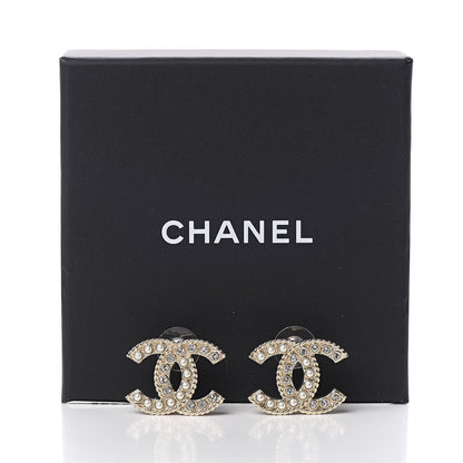 Chanel Pearl Queen of France CC Earrings Gold 5 of 5