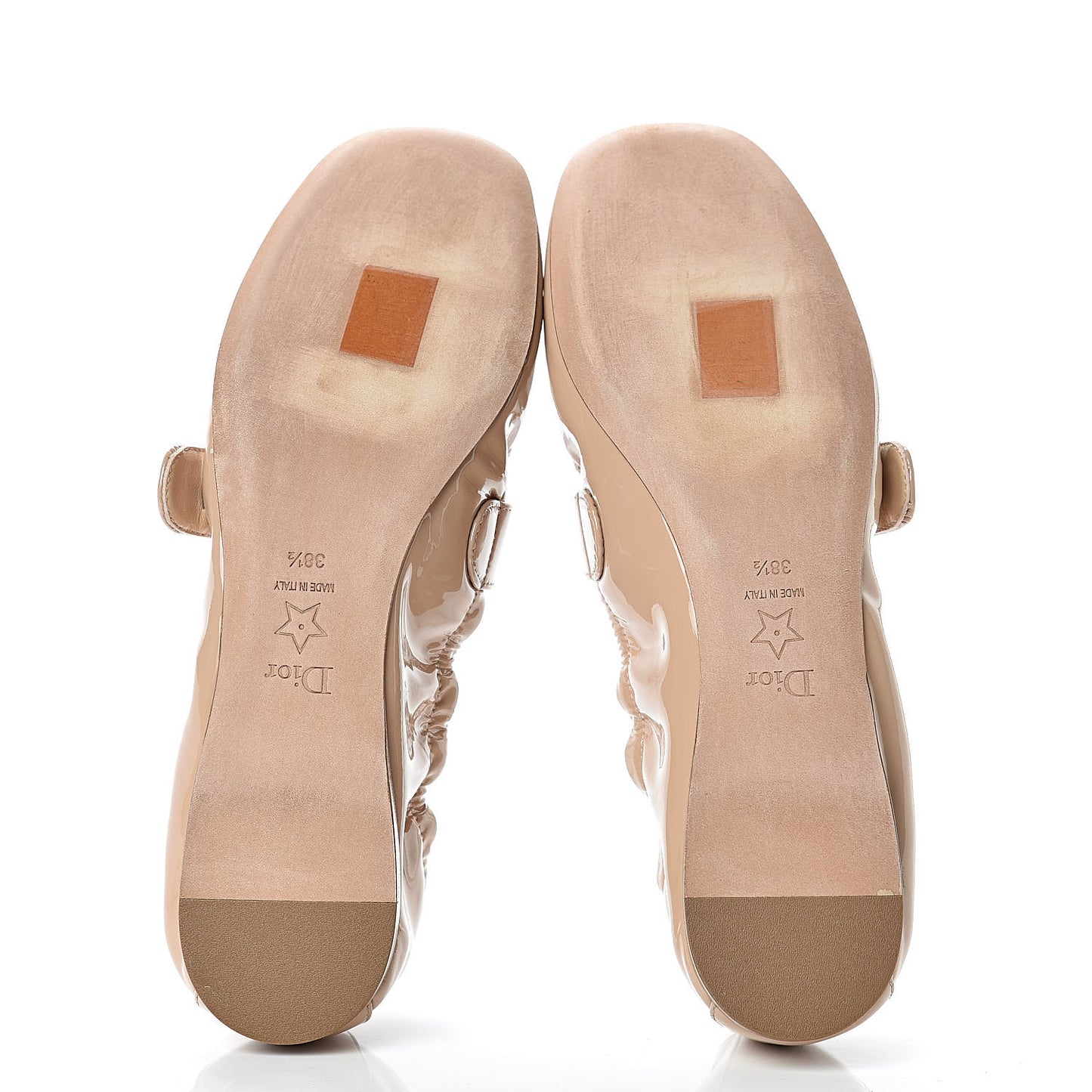 Patent Baby-D Ballet Flats 38.5 Nude
