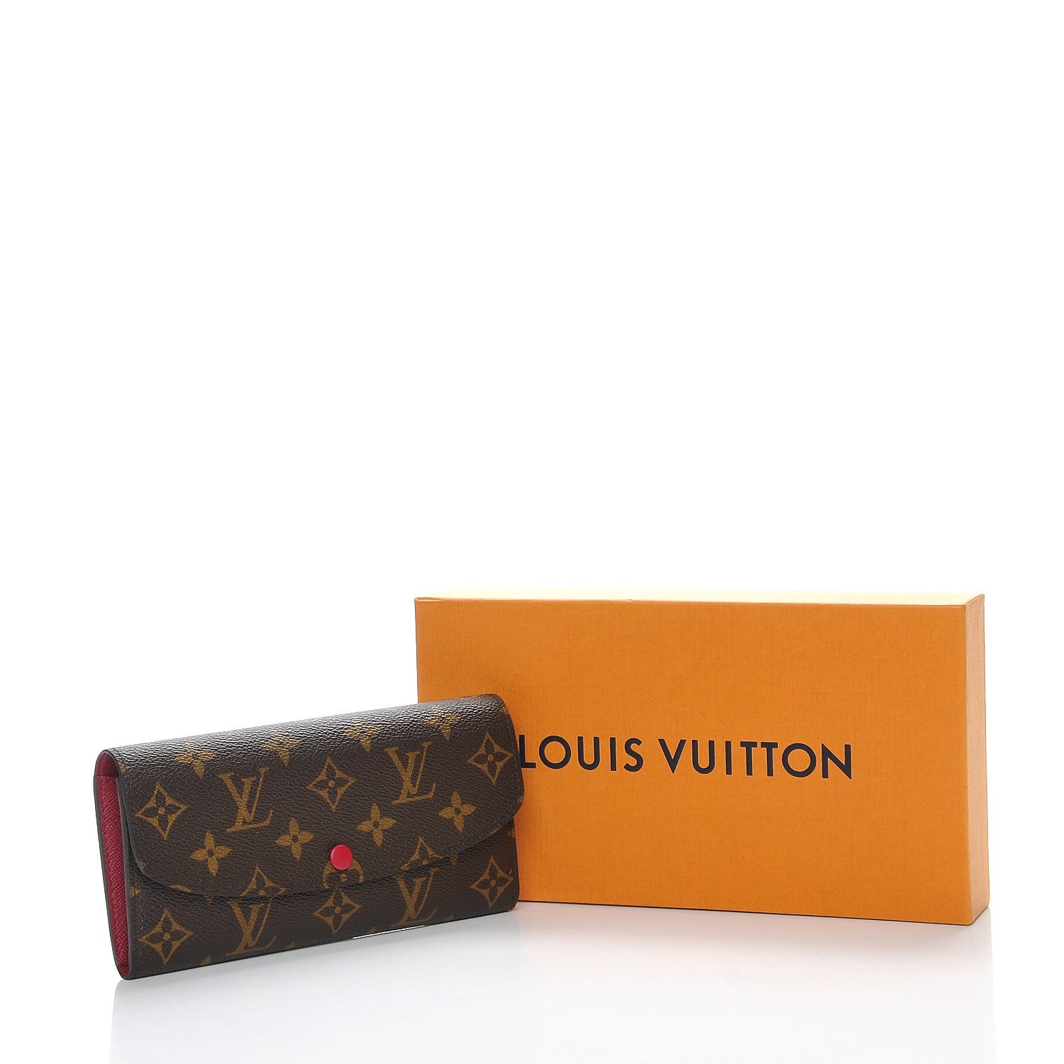 Louis Vuitton Monogram Emilie Wallet Fuchsia 8 of 8