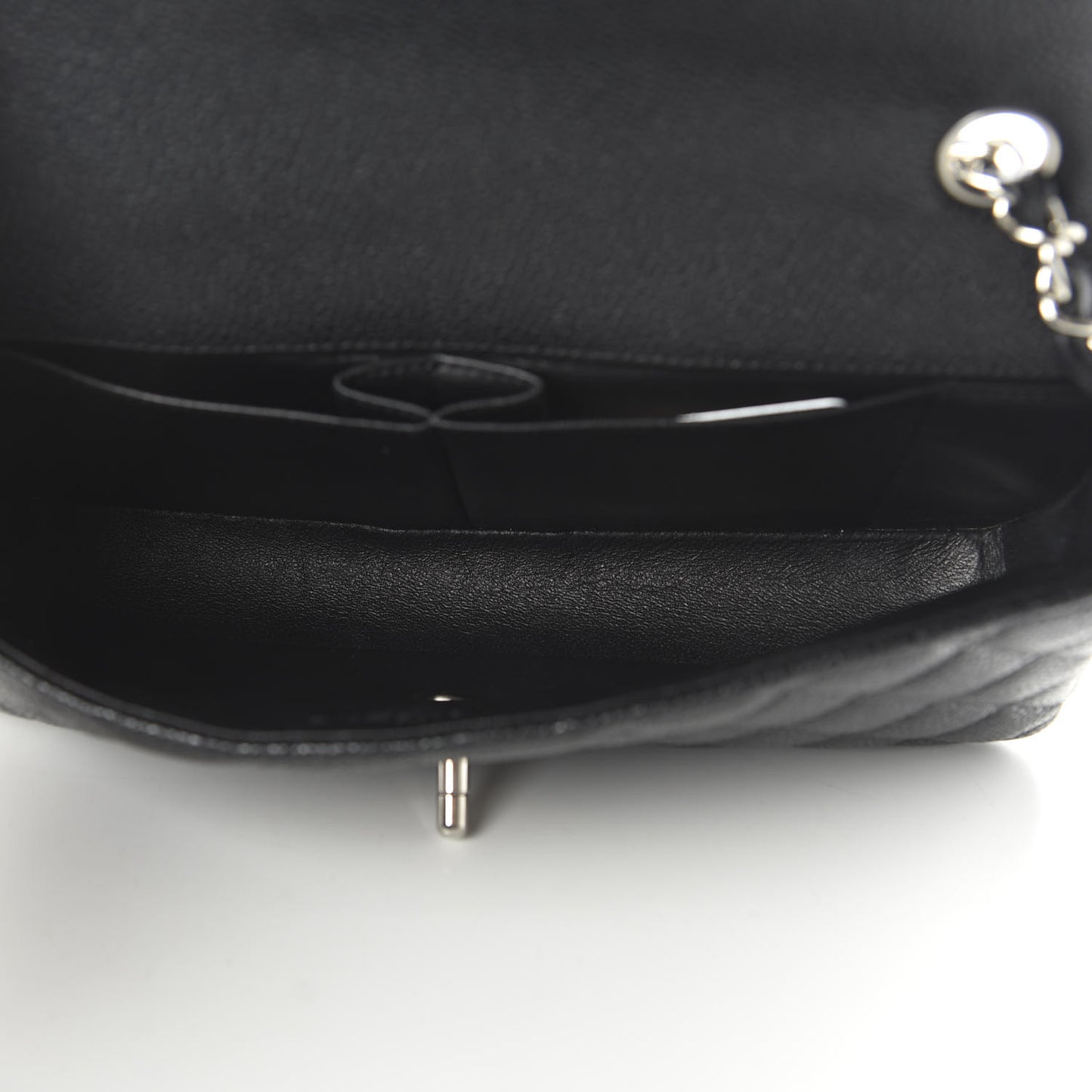 Caviar Quilted East West Flap Black