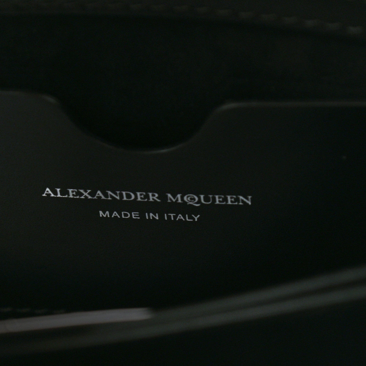 Alexander McQueen Calfskin Knuckle Shoulder Bag Black 7 of 10