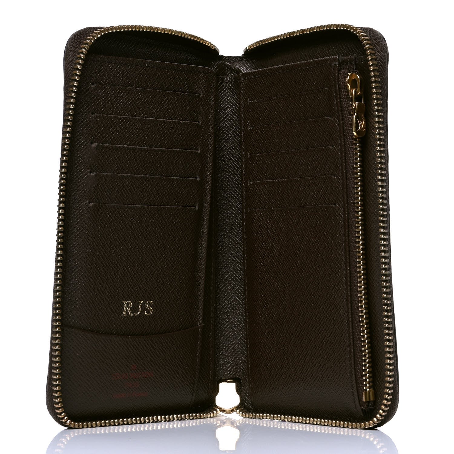 Louis Vuitton Damier Ebene Zippy Compact Wallet 4 of 5
