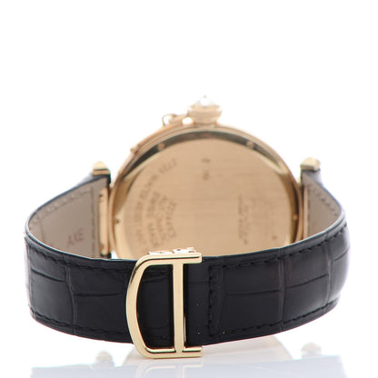 Cartier 18K Yellow Gold Diamond Alligator 42mm Pasha de Automatic Watch 4 of 9