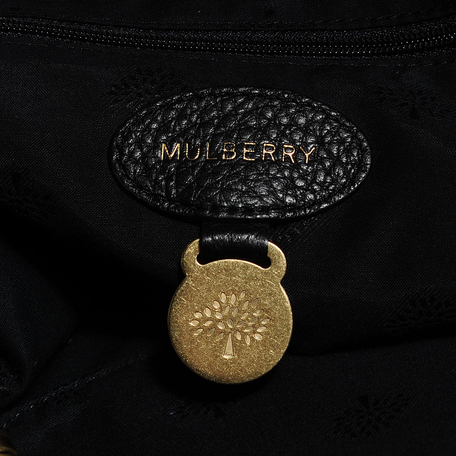 Mulberry Pebbled Calfskin Effie Hobo Black 6 of 13