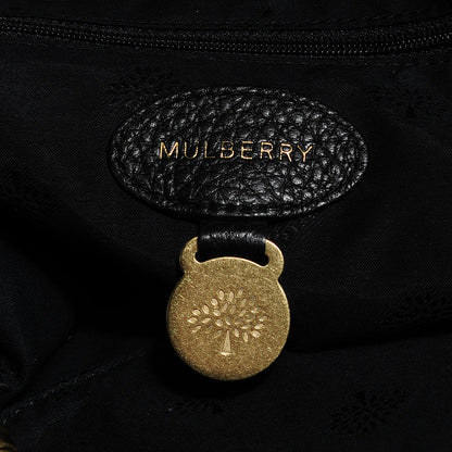 Mulberry Pebbled Calfskin Effie Hobo Black 6 of 13