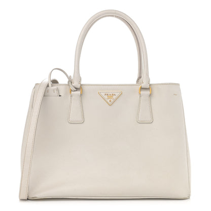 Prada Saffiano Medium Galleria Double Zip Tote Bianco 1 of 19