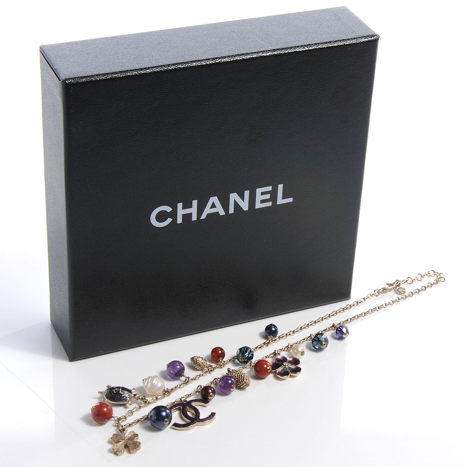 Chanel CC Charm Necklace 5 of 5