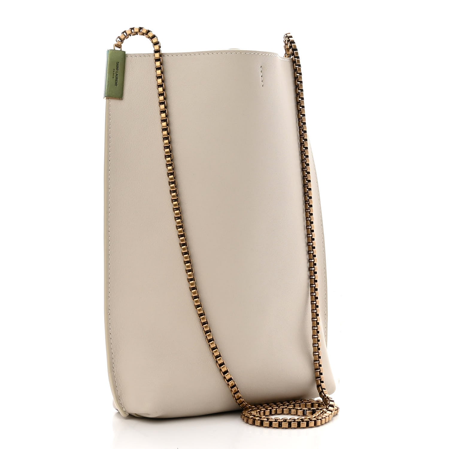 Saint Laurent Calfskin Mini Suzanne Hobo Cream 3 of 10