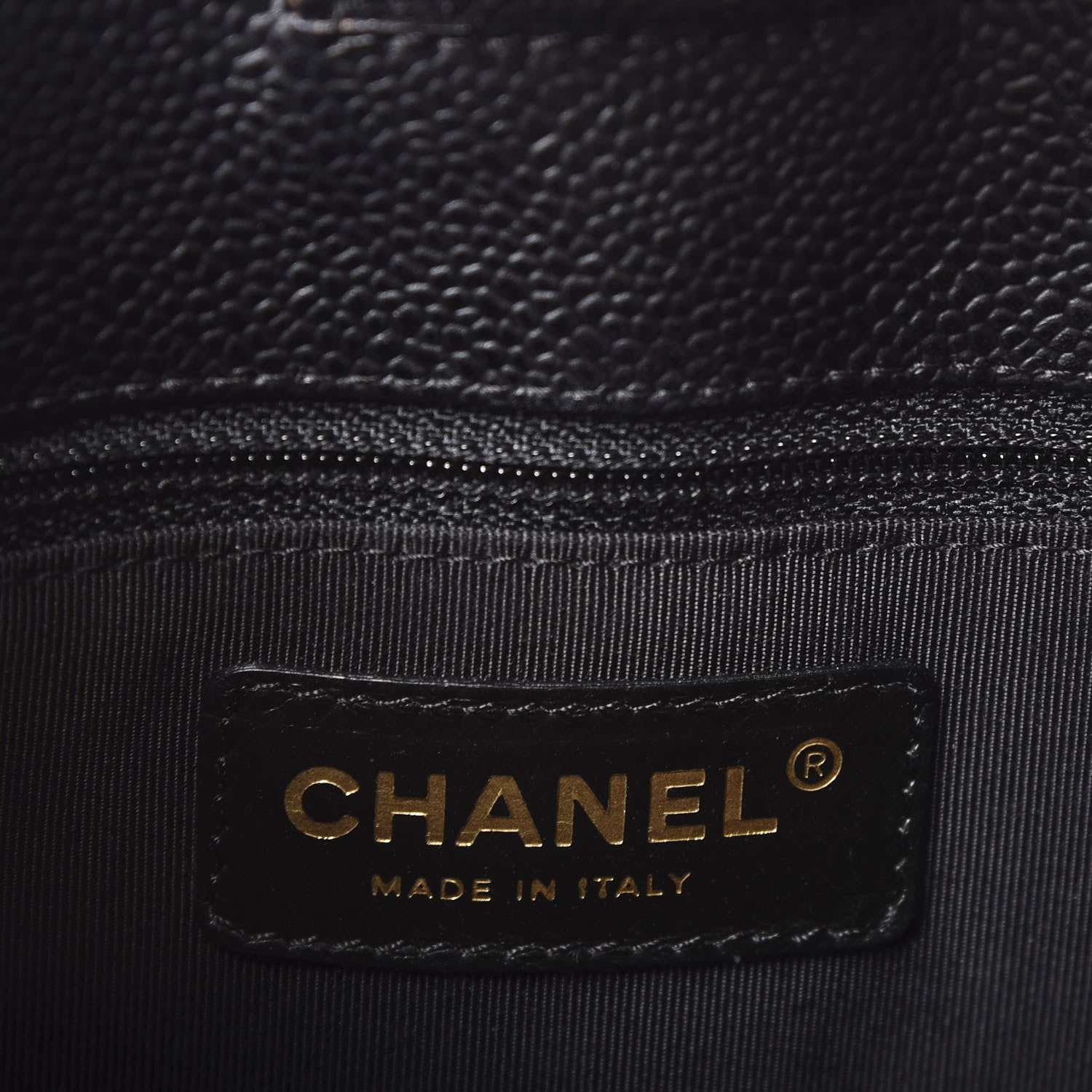 Chanel Caviar Quilted Petit Shopping Tote PST Black 8 of 10