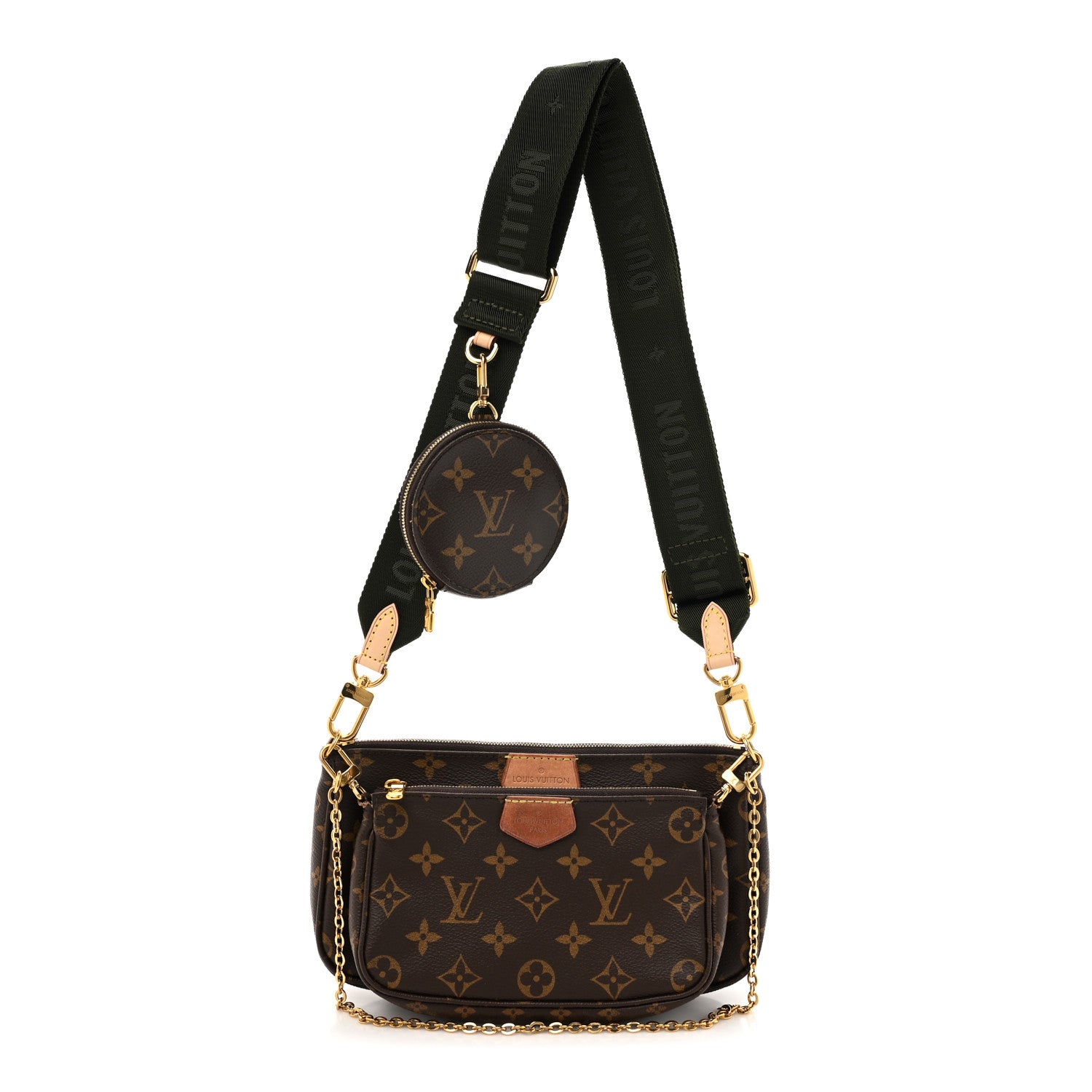 Louis Vuitton Monogram Multi Pochette Accessories Kaki 1 of 15