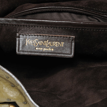 Saint Laurent Ostrich Medium Downtown Olive 5 of 7