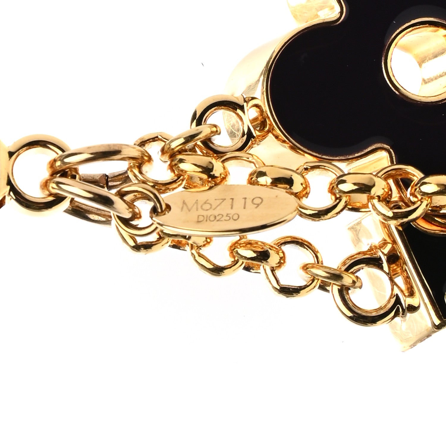 Louis Vuitton Fleur De Monogram Bag Charm Dore 3 of 4