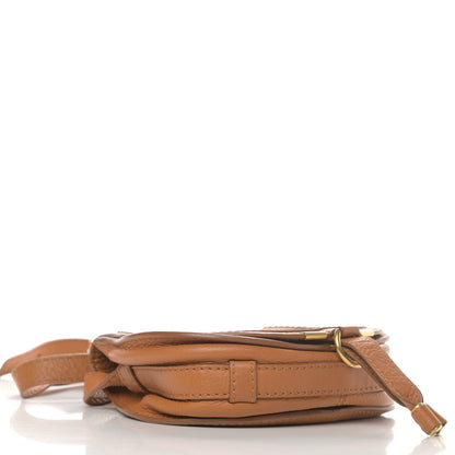 Chloe Calfskin Mini Marcie Round Crossbody Bag Light Tan 3 of 4