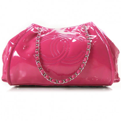 Chanel Vinyl Lipstick Tote Hot Pink 11C 1 of 10