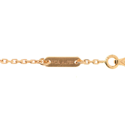 Van Cleef & Arpels 18K Yellow Gold Mother of Pearl Sweet Alhambra Bracelet 7 of 8