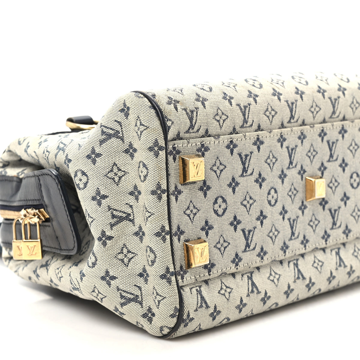 Louis Vuitton Mini Monogram Josephine PM Blue 7 of 9