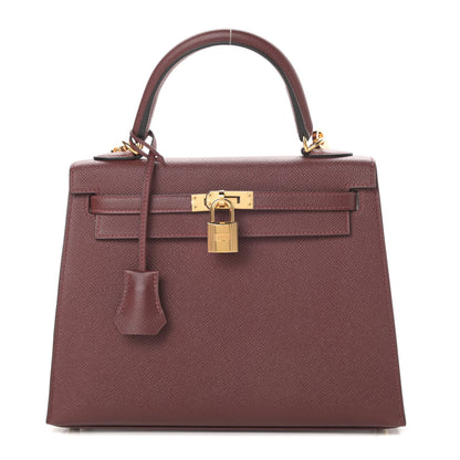 Hermes Epsom Kelly Sellier 25 Rouge H 1 of 11