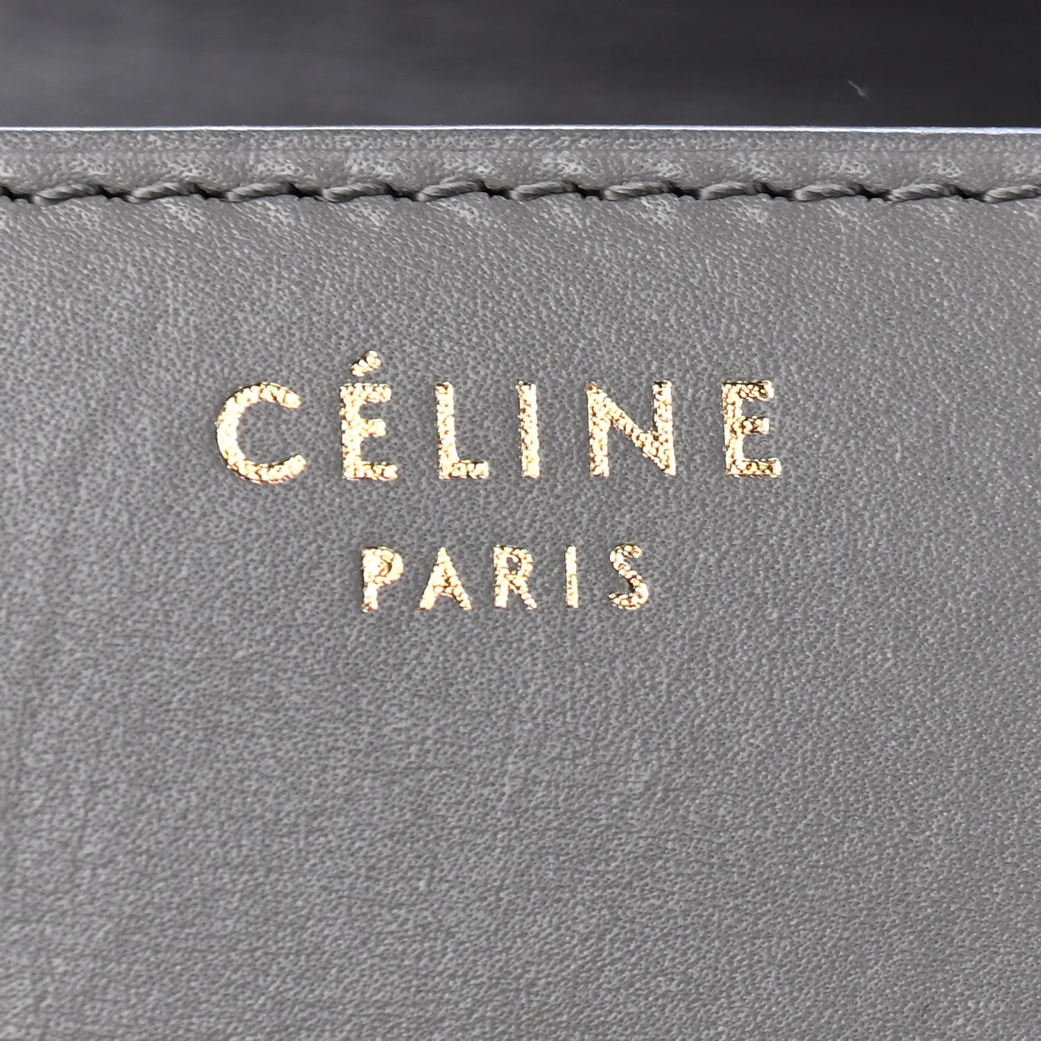 Celine Box Calfskin Medium Classic Box Flap Bag Anthracite 6 of 6