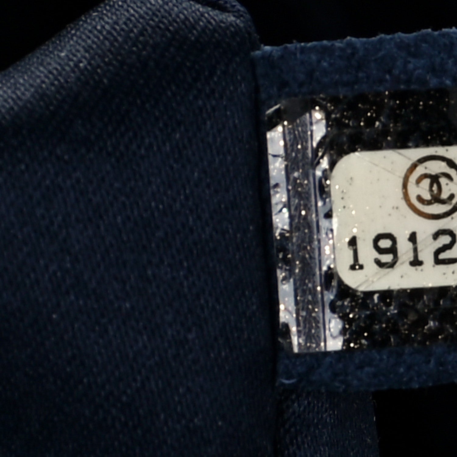 Chanel Lambskin Quilted Accordion Shopping Tote Navy 8 of 11