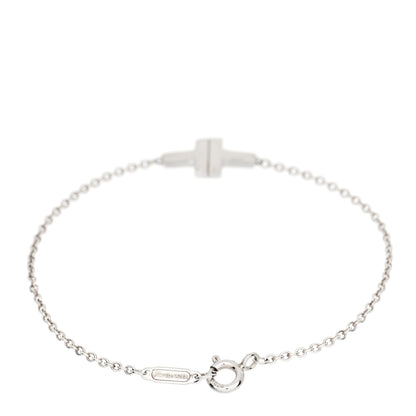 Tiffany Sterling Silver T Two Single Chain Bracelet 2 of 4