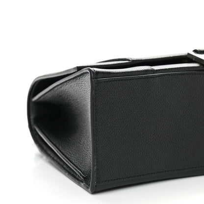 Balenciaga Grained Calfskin Medium Hourglass Top Handle Bag Black 7 of 8