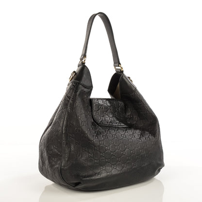 Gucci Guccissima Medium Emily Hobo Black 3 of 8
