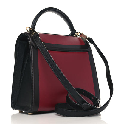 Salvatore Ferragamo Smooth Calfskin Small Boxyz Red Black 3 of 8