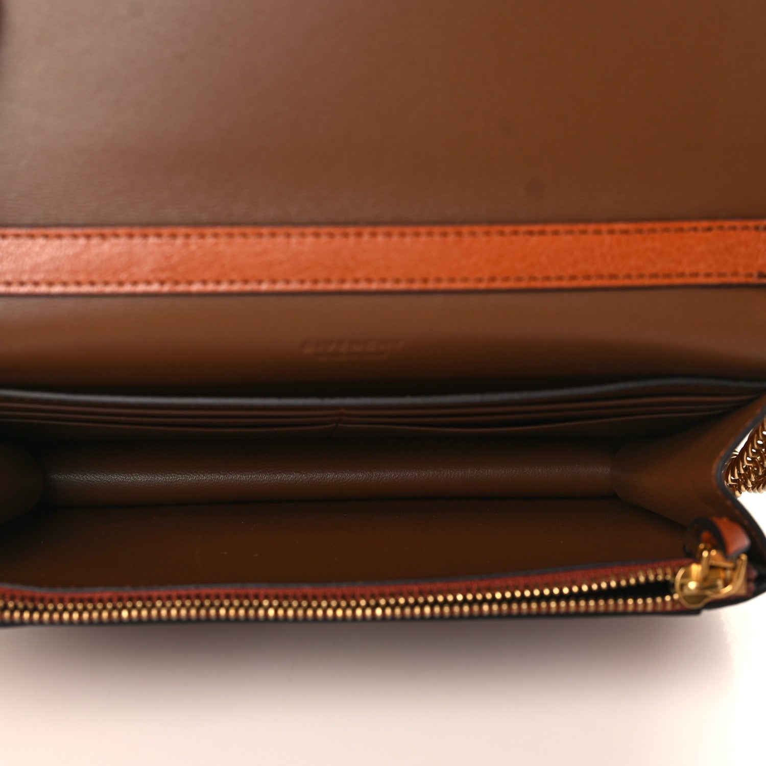 Givenchy Goatskin Suede Small GV3 Shoulder Bag Amber Mastic 5 of 8