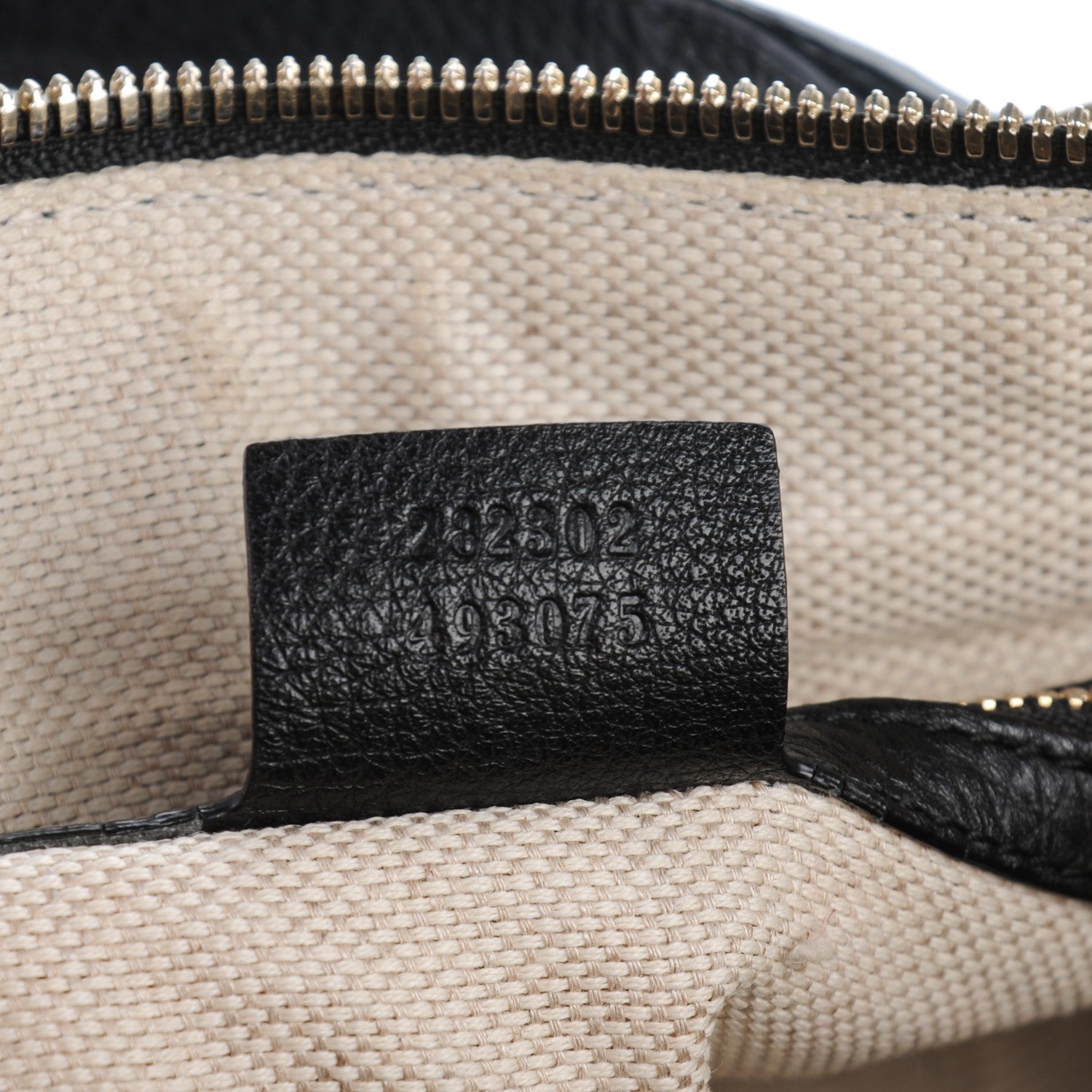Gucci Pebbled Calfskin Medium Soho Boston Black 7 of 7