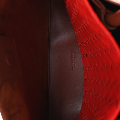 Bottega Veneta Silky Calfskin Medium Andiamo Shoulder Bag Sapele Redstone 5 of 9
