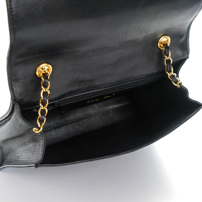 Chanel Lambskin Quilted CC Small Single Flap Black 5 of 8