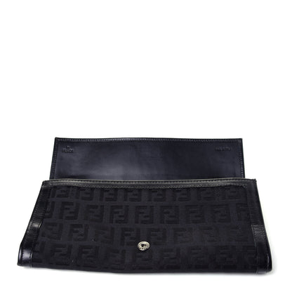 Fendi Zucchino Forever Continental Wallet Black 12 of 12