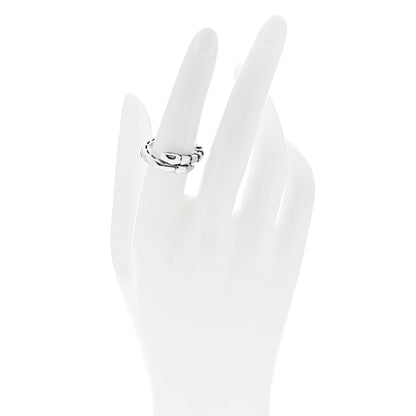 Bulgari 18K White Gold Serpenti Viper Ring L 2 of 5