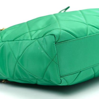 Prada Re-Nylon Saffiano Stitched Re-Edition 1995 Chaine Shoulder Bag Menta 9 of 10