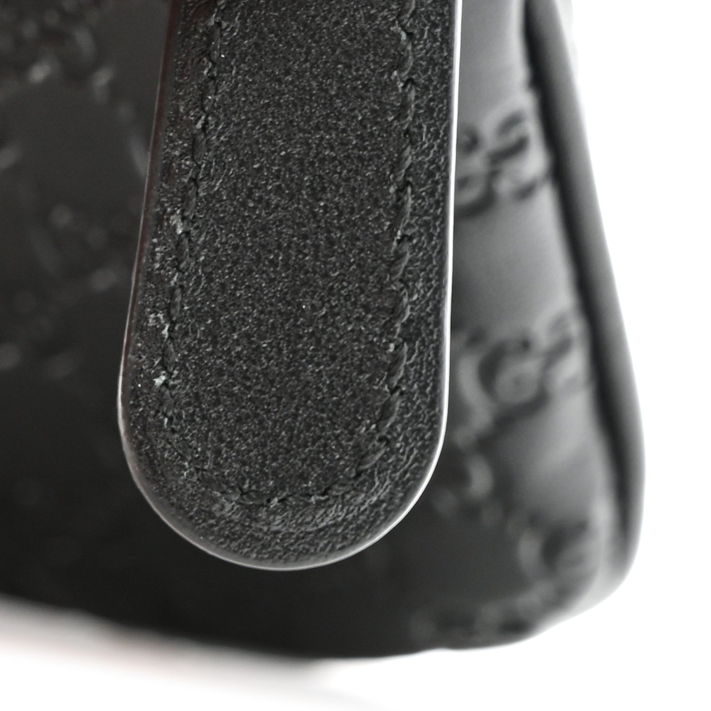 Microguccissima Key Ring Coin Case Black