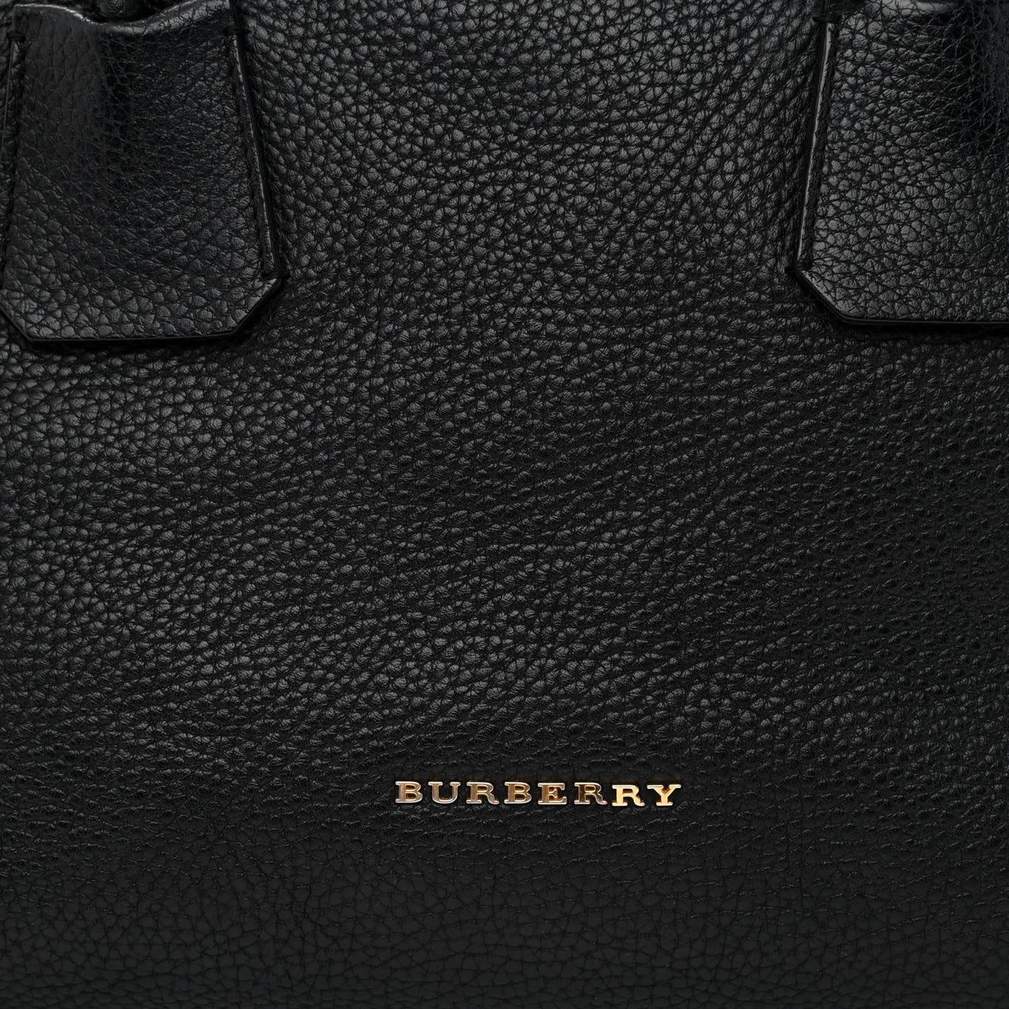 London Grainy Calfskin Medium Baynard Tote Black