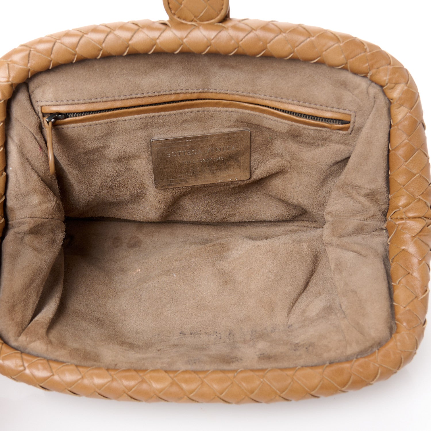Bottega Veneta Nappa Intrecciato The Lauren 1980 Clutch Camel 5 of 10