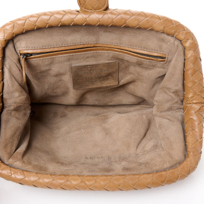 Bottega Veneta Nappa Intrecciato The Lauren 1980 Clutch Camel 5 of 10