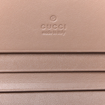 Gucci Calfskin Matelasse GG Marmont Card Case Wallet Porcelain Rose 8 of 10
