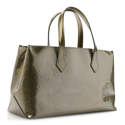 Louis Vuitton Vernis Wilshire PM Gris Art Deco 3 of 13