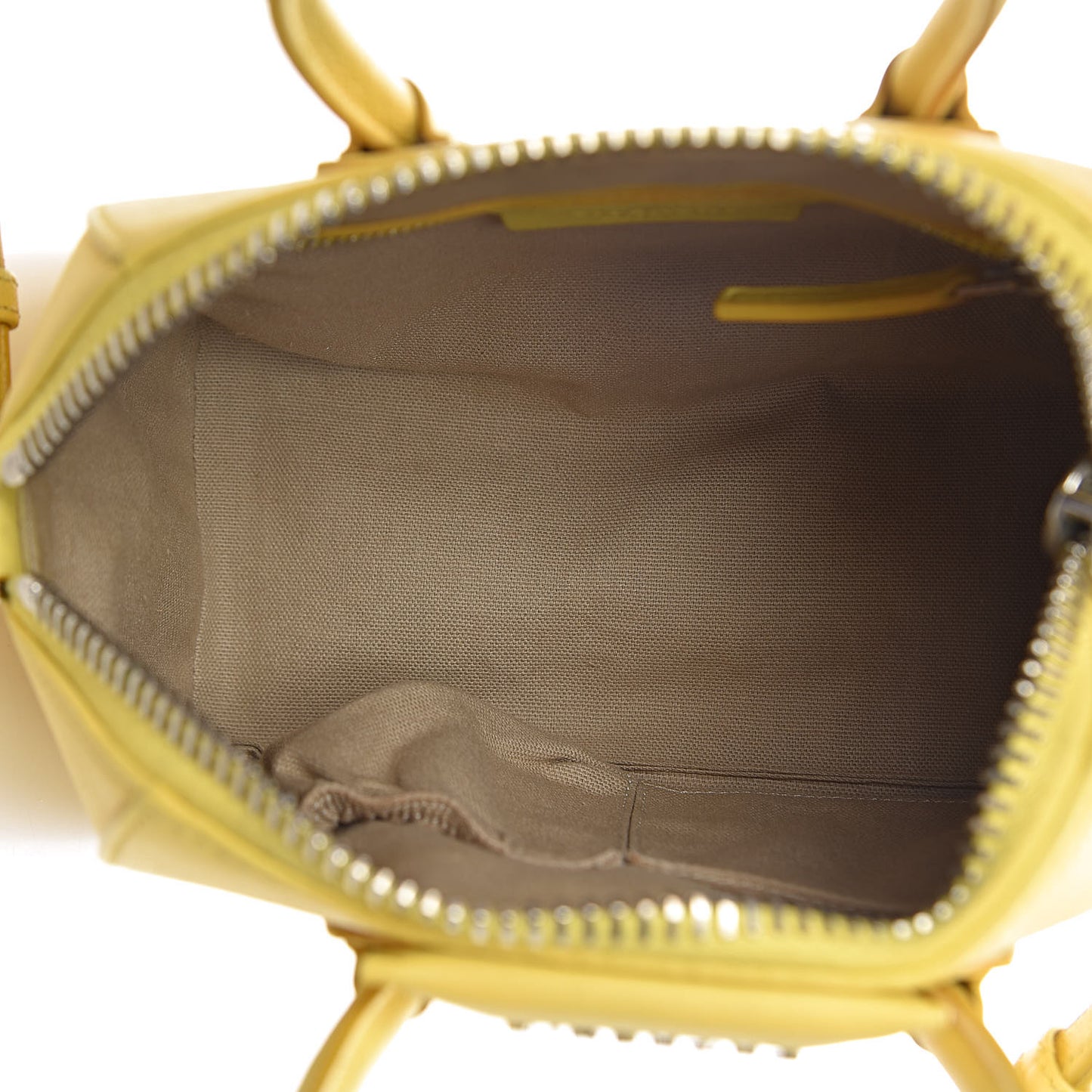 Sugar Goatskin Mini Antigona Yellow
