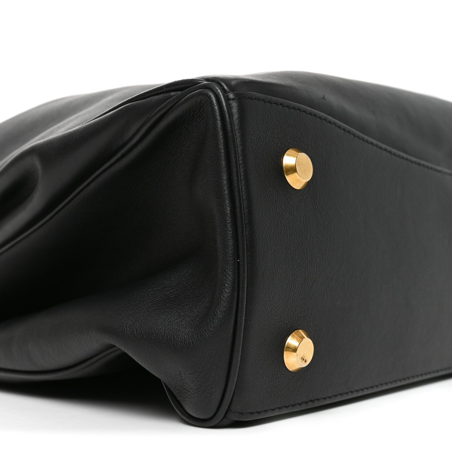 Balenciaga Smooth Calfskin Large Rodeo Top Handle Handbag Black 7 of 8