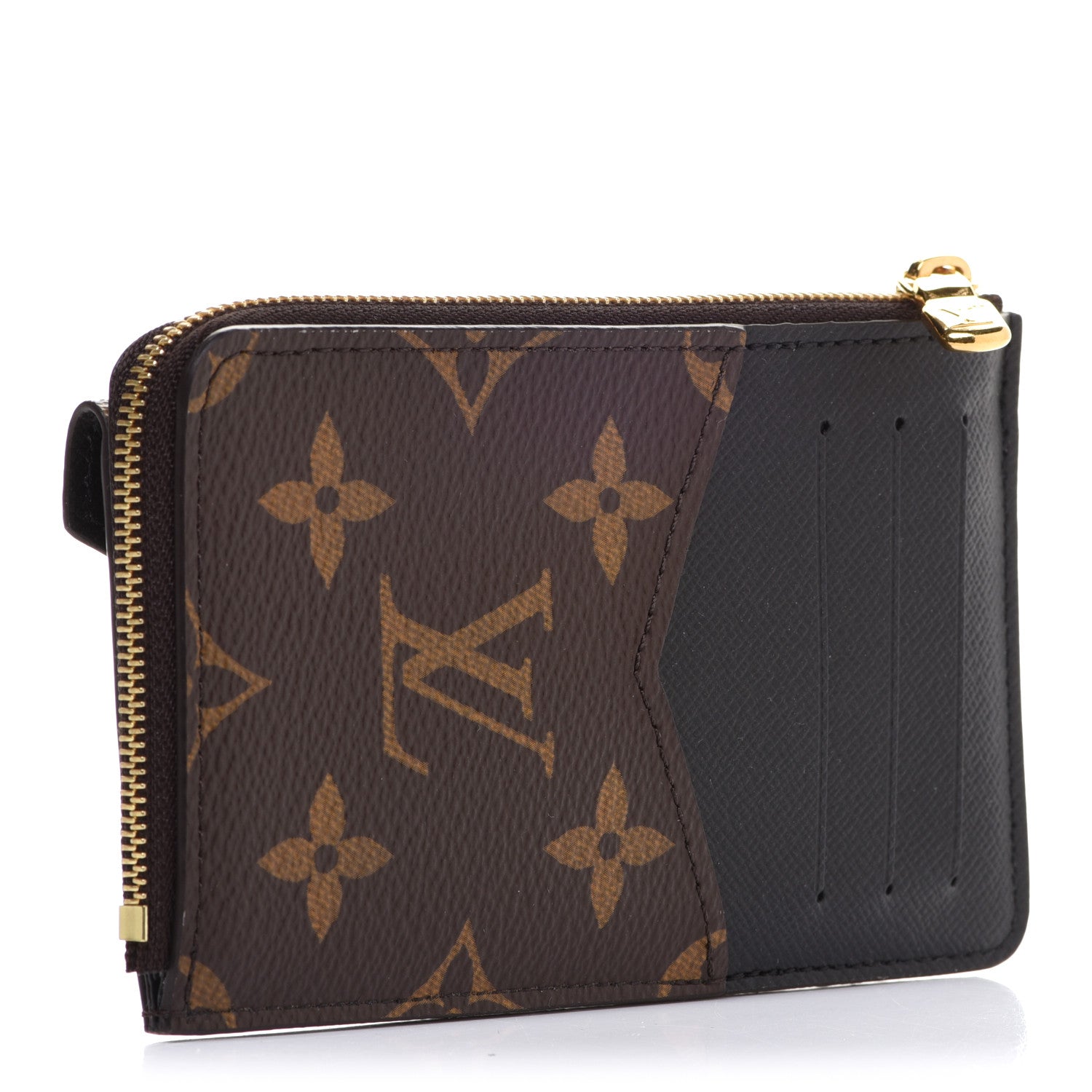 Louis Vuitton Monogram Recto Verso Card Holder Black 3 of 8