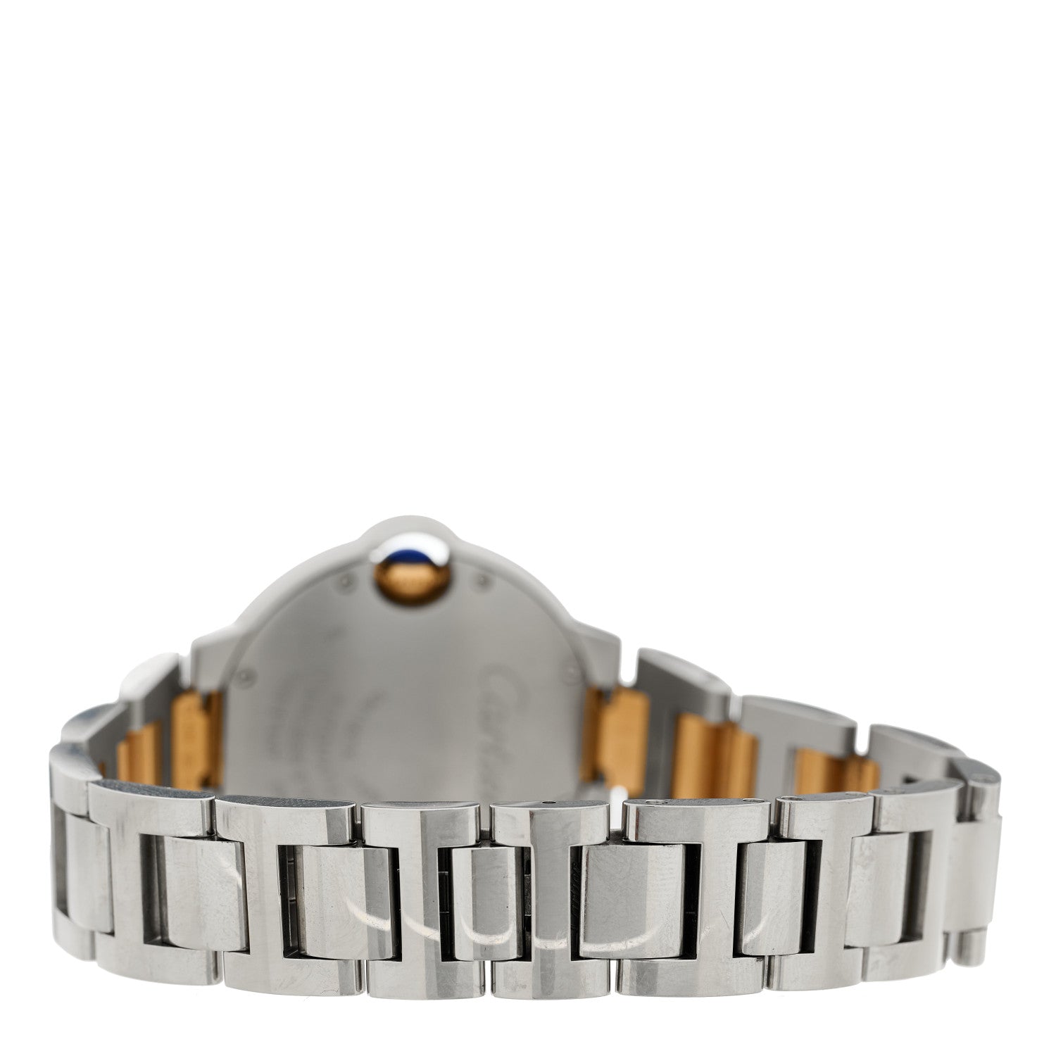 Cartier Stainless Steel 18K Pink Gold Diamond 33mm Ballon Bleu De Cartier Automatic Watch Champagne 3 of 4
