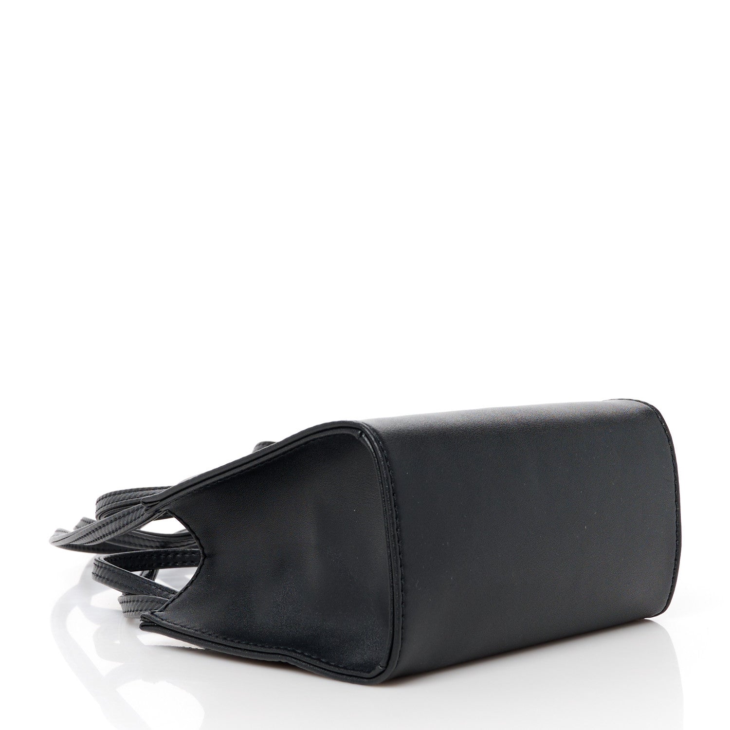 Telfar Vegan Leather Small Shopping Bag Black 4 of 10