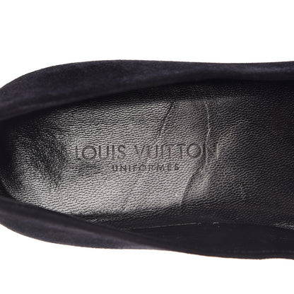 Louis Vuitton Suede Monogram Uniformes Ballet Flats 36 Black 7 of 9