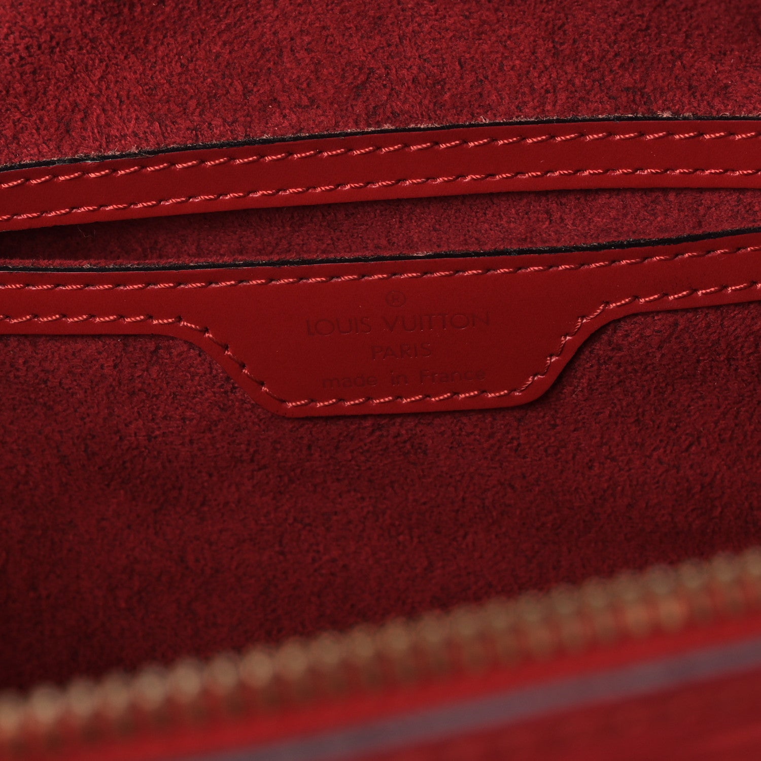 Louis Vuitton Epi Soufflot Castillan Red 6 of 8