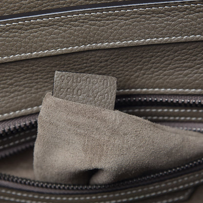 Celine Drummed Calfskin Micro Luggage Souris 8 of 13