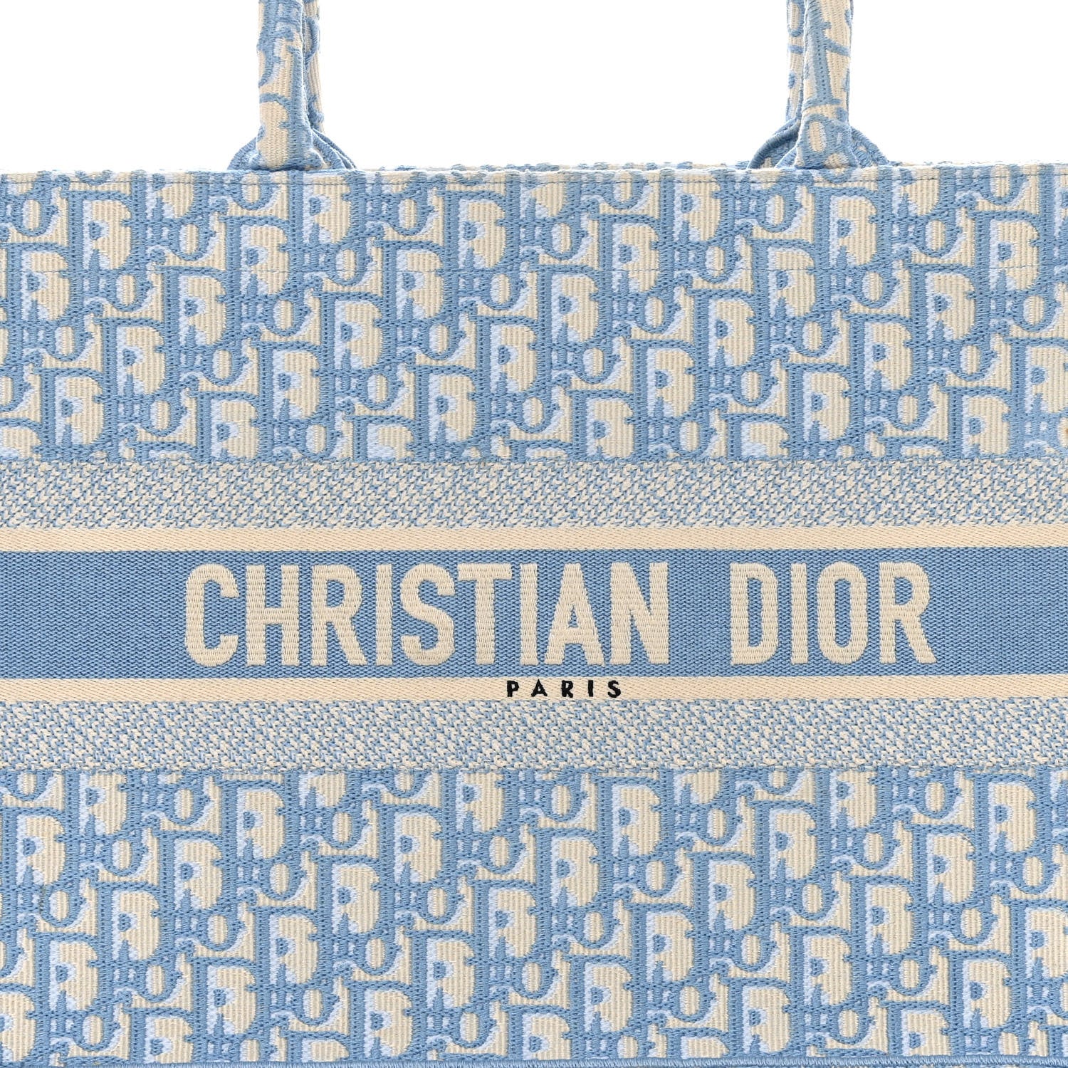 Christian Dior Oblique Medium Book Tote Light Blue 8 of 11